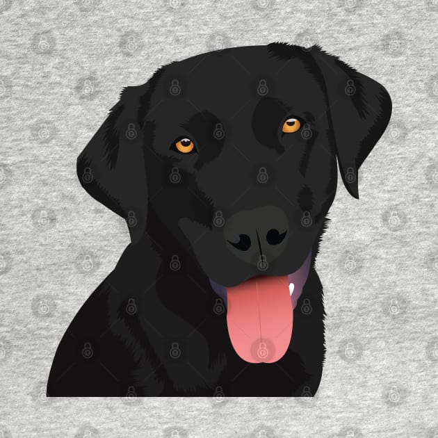 Adorable Black Lab by KCPetPortraits